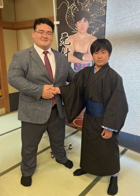 「ちびっこ相撲史に残る」ネットで話題になった40秒の熱戦から5年、15歳が元琴奨菊・秀ノ山親方に誘われ角界に挑戦