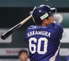 西武、40歳中村剛也が田淵幸一氏に並ぶ通算474本塁打　トップ10入りまでM2