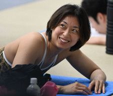 競泳日本五輪代表が合宿公開　鈴木聡美「いい再スタート切れている」