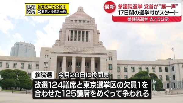 「政権選択」の意味合いも……参院選が公示　“連立政権”あり得る？　政界のトレンド「マーケットイン」の公約に危うさも