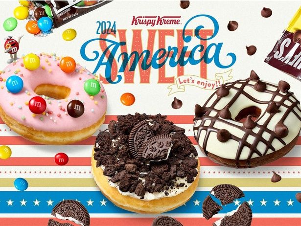 アメリカの国民的スイーツブランドとコラボしたドーナツがクリスピー・クリーム・ドーナツから期間限定発売！4度目となる“Sweet America”の魅力に迫る