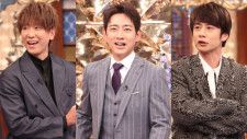 20日放送『ディープファミリー』に出演する（左から）小山慶一郎、小泉孝太郎、中丸雄一（C）フジテレビ