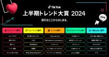 『TikTok上半期トレンド大賞2024』ノミネート25選発表