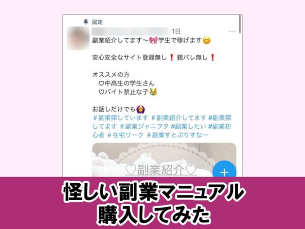 新社会人や学生がターゲットに 怪しい副業マニュアル購入してみた(おたくま経済新聞) - goo ニュース