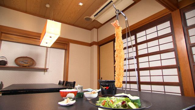 新メニューはカキフライ全長30センチ　エビフライ全長36センチで話題の静岡・和食屋「なすび総本店」が「オモウマい店」再登場