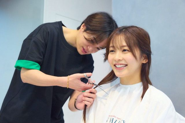 久間田琳加、ロングヘアを25cmバッサリ！菊池風磨も駆けつけた断髪式を初公開＜私たちが恋する理由＞(テレ朝POST) - goo ニュース