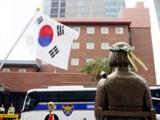 20日、韓国・JTBCによると、韓国・国家報勲部傘下の独立記念館の理事にパク・イテク落星台経済研究所所長が任命され、物議を醸している。写真はソウルの慰安婦像。