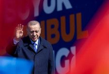 トルコのエルドアン大統領が５月９日に米国を訪問する。２４日撮影。（2024年　ロイター/Umit Bektas）