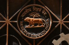 　インドの外貨準備は５週連続で増加し、３月２２日時点で６４２６億３０００万ドルと過去最高を記録した。写真はインド準備銀行（中央銀行）のロゴ。昨年４月、ムンバイで撮影（２０２４年　ロイター/Francis Mascarenhas）