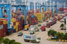 　４月１２日、中国税関総署が発表した３月の貿易統計によると、輸出は前年比７．５％減、輸入は１．９％減で市場予測を大幅に下回った。写真はcnsphoto提供（２０２４年　ロイター）