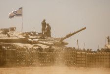 米バイデン政権は１０日、イスラエルが米国が供給した兵器を国際人道法上の義務に「反する」状況で使用したと判断するのは合理的との見解を示した。９日撮影（２０２４年　ロイター/Amir Cohen）