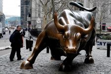 ５月１５日、米株式市場でミーム株が再び急騰している。ニューヨークで２０１９年１月撮影（２０２４年　ロイター/Carlo Allegri）