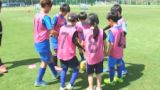 「天然芝の上でできるって本当にすごい」カマタマーレ讃岐の練習拠点で、香川県内の小学生対象のサッカー教室