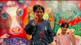 小学生が出会った石村さん「かけてくれた言葉は宝物」自閉症のアーティスト「石村嘉成展 生きものバンザイ！」【岡山】