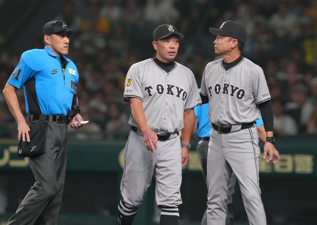 巨人・阿部慎之助監督が〝初退場〟　判定結果にベンチを飛び出て2分間抗議