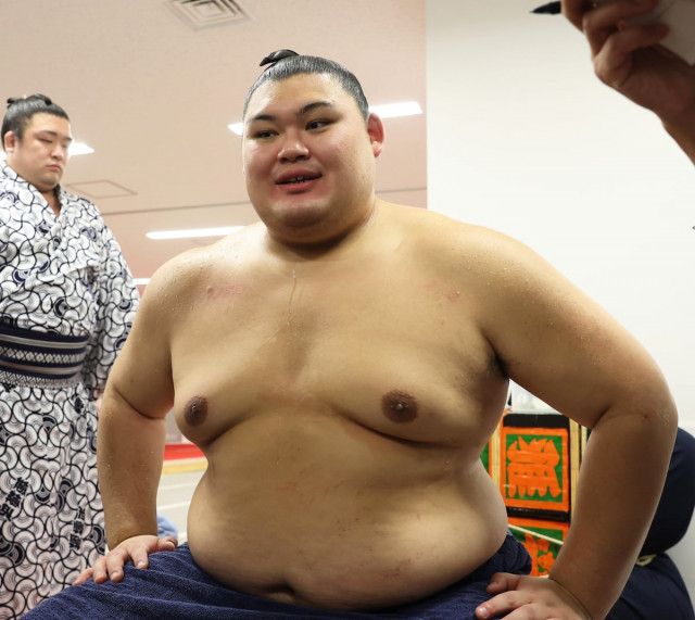 元照ノ富士「何回、優勝するんだろうというぐらいの横綱なんでね」／名古屋場所