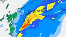 「線状降水帯」発生の可能性も　九州南部・奄美、四国、東海地方　台風や前線の影響で土砂災害や低い土地の浸水などに厳重警戒【大雨シミュレーション】
