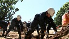 「災害救助能力の向上に努める」9月1日の「防災の日」前に警察が土砂災害訓練=静岡・熱海市