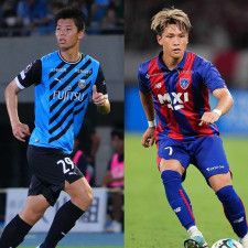 U-20W杯に出場した高井（左）と松木（右）。ひとつ上の世代でどんな活躍を見せるか。SOCCER DIGEST