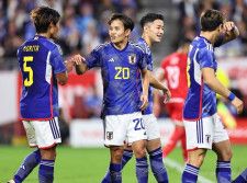 ６月から６連勝と好調を維持している日本代表。写真：金子拓弥（サッカーダイジェスト写真部）