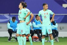アジアカップでは１ゴールも挙げられなかった中国代表。写真：梅月智史（サッカーダイジェスト写真部／現地特派）