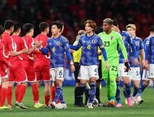 21日のホームゲームでは日本が１−０で北朝鮮に勝利した。写真：梅月智史（サッカーダイジェスト写真部／JMPA代表撮影）