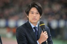 U-23日本代表ストライカーの質問に回答した内田氏。写真：金子拓弥（サッカーダイジェスト写真部）