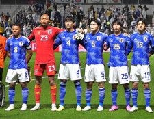 U-23アジアカップの初戦で中国代表と対戦する大岩ジャパン。写真：金子拓弥（サッカーダイジェスト写真部）