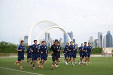 U-23日本代表がカタールで合宿６日目のトレーニングを行なった。写真：金子拓弥（サッカーダイジェスト写真部）