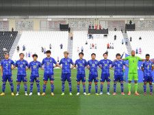 U-23アジア杯で白星スタートを切った日本。写真：金子拓弥（サッカーダイジェスト写真部）
