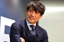 今年３月に日本サッカー協会の新会長に就任した宮本氏。精力的な活動を続けている。写真：梅月智史（サッカーダイジェスト写真部）