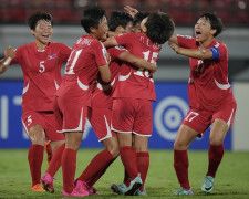 北朝鮮が中国をくだして決勝に進出。（C）AFC