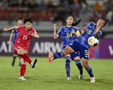 北朝鮮に０−１で敗れ、日本は準優勝に終わった。（C）AFC