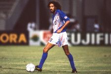 当時物 PUMA サッカー 日本代表 ドーハ モデル ラモス瑠偉 背