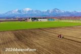 春を迎えた北海道十勝で今年の農作業が開始！最高の天気の広大な土地をトラクターが耕す