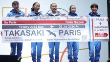 体操女子団体で60年ぶりメダル狙うパリ五輪日本代表5人、平均年齢17.6歳の横顔