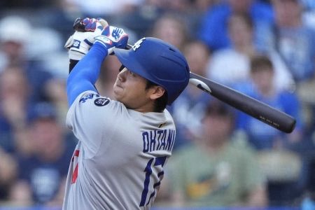 ドジャース　大谷の押し出し四球で先制　前日から29打者ぶり安打も出て長い沈黙終わる