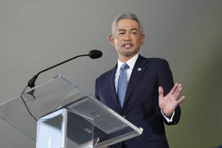 イチロー氏　弓子夫人は一番のチームメート　19分間スピーチも2人で協力　引退後の球場デートも明かす