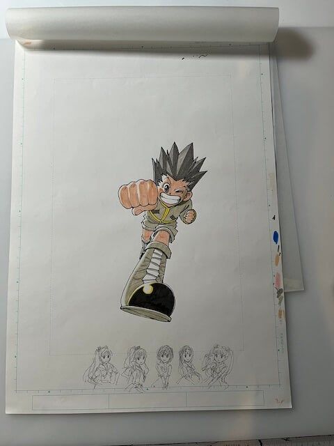 どちらが描いた！？「HUNTER×HUNTER」作者の冨樫義博がゴンの