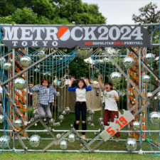 メトロック2024 人気急上昇中の大阪発3ピースガールズロックバンド ファンに感謝を伝える
