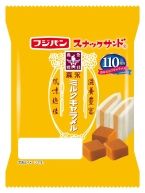 「スナックサンド ミルクキャラメル」発売、森永製菓の110周年キャラメルとコラボ/フジパン