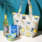 カルディ「レモンバッグ」6月16日発売、レモン柄トートバッグ･レモン柄ボウル･塩レモンのラスク･スパークリングワインをセットに