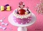コージーコーナー2024年ひなまつり向けケーキ「〈ミニーマウス〉デコレーション」予約受付、「苺のレアチーズケーキ」販売も