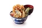 天丼てんや、2月28日「桜海老天丼」発売、「桜海老」を使ったかき揚げに加え「さわら」や「たけのこ」など春を感じる食材を集める、「ほたて」「ひらさやいんげん」も使用