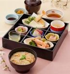 和食さと、2月29日から「筍」「真鯛」などを使った春限定フェア開催、「筍ご飯」や「若竹そば」、「真鯛」のお刺身や天ぷら、寿司などが楽しめる