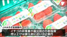 「イチゴミルクにして食べるのが一番好き」2町すべての小中学校などにイチゴ計5300パック贈る　宮城