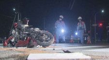 交差点でUターンしていた軽乗用車にバイク２台衝突　バイクの男性1人死亡1人けが　仙台