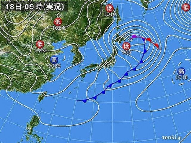 北日本　今夜まで暴風雪に警戒　大雪による交通障害・表層なだれにも注意