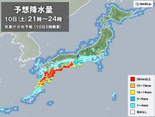 きょう10日　関東以西は梅雨空　九州南部は滝のような雨も　ムシムシ　不快な暑さに