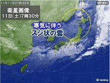 きょう11日　日本海側は雨や雪　北日本は平地で積雪も　晴れる所でも風冷えに
